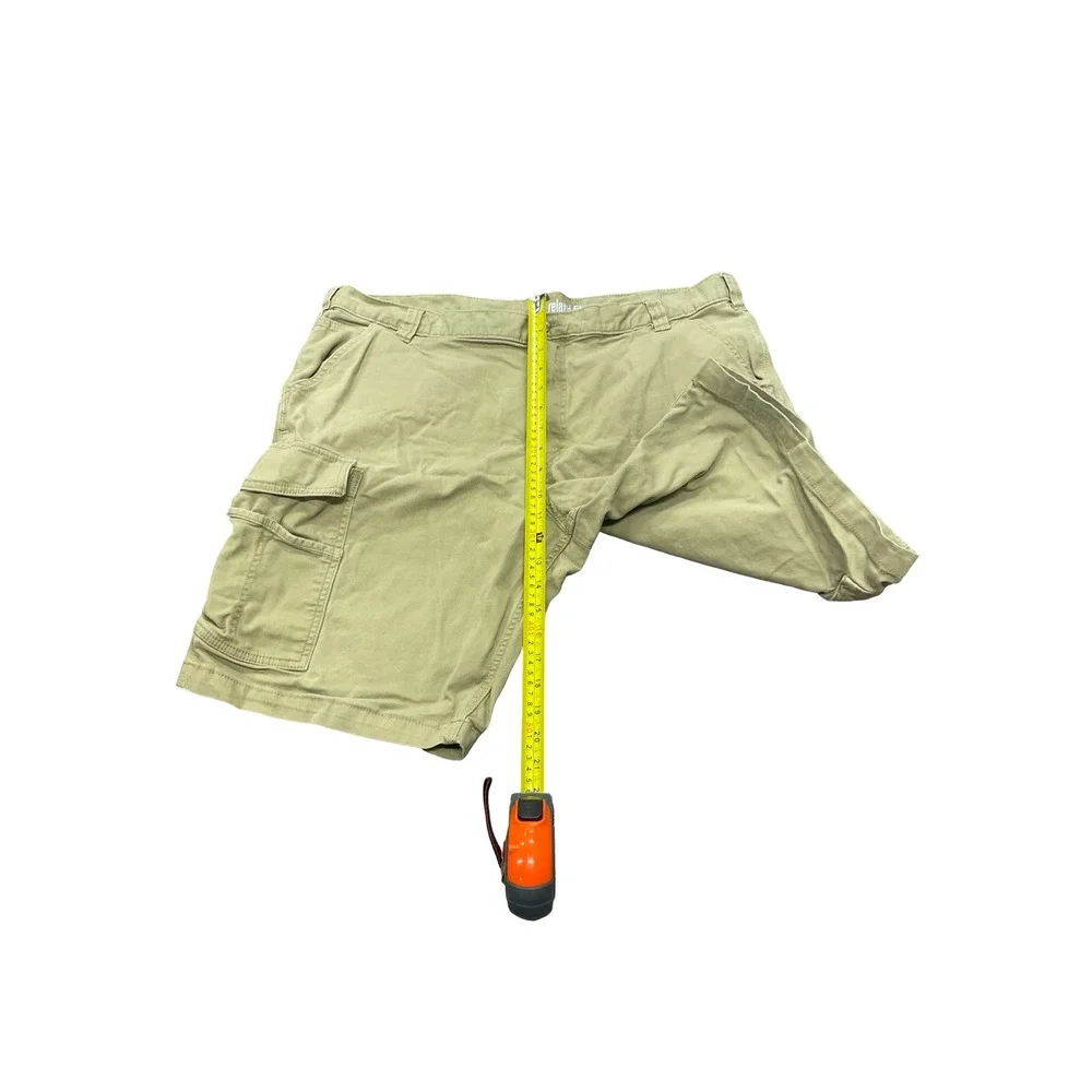 Carhartt Mens Relaxed Fit Cargo Shorts Khaki Tan Canvas Workwear 42 utility